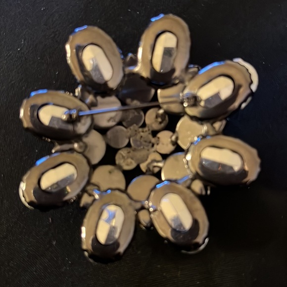 Brooch, two toned amber colors - Picture 2 of 2